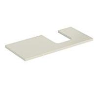 Geberit One plan de lavabo 505314004 105 x 3 x 47 cm, gris sable/laqué brillant, découpe à droite