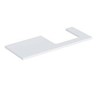 Geberit One plan de lavabo 505325002 120 x 3 x 47 cm, blanc / laqué mat, découpe à droite