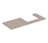 Geberit ONE Plan de lavabo, découpe à droite, 120x3x47 cm, 505325005, Couleur: ChÃªne / mÃ©lamine structure bois - CM