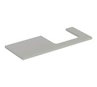 Geberit ONE Plan de lavabo 505325007 120x3x47 cm découpe à droite – greige laqué mat