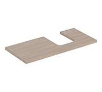 Geberit – Plaque de lavabo ONE 505314005 105×3×47 cm découpe à droite Chêne/mélamine