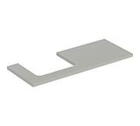 Geberit - Plaque de lavabo ONE 505.305.00.7 120×3×47 cm découpe à gauche grège laqué mat