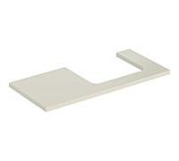 Geberit One plan vasque 505324004 105 x 3 x 47 cm, gris sable/laqué brillant, découpe à droite