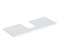 Geberit One plan de lavabo 505275002 120 x 3 x 47 cm, blanc / laqué mat, découpe au milieu