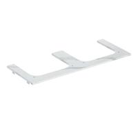 Geberit Plaque de lavabo One 505165001, double découpe, grès cérame, marbre blanc mat 120x2x47 cm