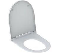 Geberit One WC siège 243989JT2 housse design chromé , blanc mat