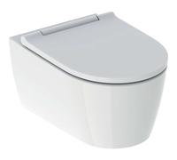 Geberit ONE - WC suspendu avec abattant softclose, TurboFlush, KeraTect, blanc 500.201.01.1