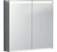 Geberit Option Armoire de toilette 500205001 750x700x150mm, avec éclairage, capteur tactile, deux portes