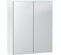 Geberit Armoire de toilette Option Basic 500273001 – 600×675×140 mm, avec éclairage, deux portes