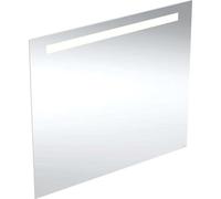 Geberit Option Basic Square miroir lumineux, éclairage en haut, 502.807.00.1, Exécution: 80x70cm - 10 Watt
