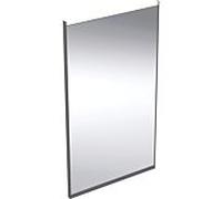 Geberit Option Plus Square miroir lumineux 502780141 40 x 70 cm, noir mat/aluminium anodisé, éclairage direct/indirect