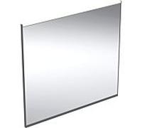 Geberit Option Plus Square Miroir lumineux, éclairage direct et indirect, largeur 75 cm, 502782141, Couleur: noir mat / aluminium anodisé - CM