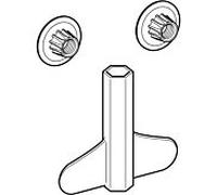 Geberit outil de montage pour bidet mural 597211000 (2 pièces)