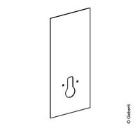 Geberit Panneau en verre pour Monolith, pièce détachée, 242662SJ1,