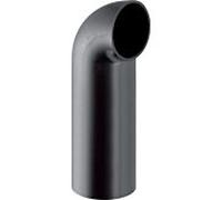 Geberit Pe 367876161 DN 100, 90 degrés, avec jambe longue, petit rayon, PE-HD