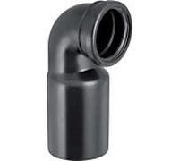 Geberit Coude de raccordement Pe 367925161 DN 100/90, 90Grad, PE-HD, pour WC compact