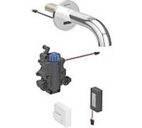 Geberit Piave match0 infrarouge mitigeur lavabo boîtier fonctionnel à encastrer, avec mitigeur thermostatique, chromé brillant