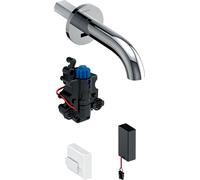 Geberit Mitigeur de lavabo Piave thermostatique électronique encastré 170 mm pile chromé