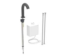Geberit Piave - Mitigeur électronique de lavabo, alimentation secteur, easy to clean,noir mat 116.162.14.1