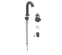 Geberit Piave - Mitigeur électronique de lavabo, alimentation secteur, easy to clean,noir mat 116.182.14.1