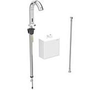 Geberit Piave infrarouge mitigeur lavabo ensemble de support, fonctionnant sur batterie, boîtier de fonction AP, chromé brillant, sans mélangeur