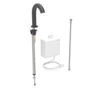 Geberit Piave - Vanne électronique de lavabo, alimentation secteur, easy to clean,noir mat 116.161.14.1