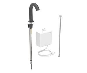 Geberit Piave - Vanne électronique de lavabo, alimentation secteur, easy to clean,noir mat 116.161.14.1