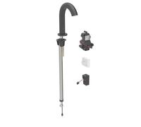 Geberit Piave - Vanne électronique de lavabo, alimentation secteur, easy to clean,noir mat 116.181.14.1