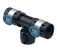 Geberit Pièce en T de transition FlowFit 620380001 DN 12/15/12, Ø 16/16 mm, 11,5 cm, passage