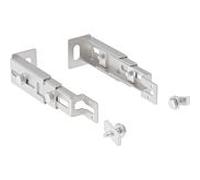 Geberit pied Duofix 111064001 galvanisé, réglable en profondeur, pour paroi arrière, 2 pièces