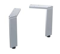 Geberit - Pieds pour armoires, 2 pièces, chrome 502.329.00.1