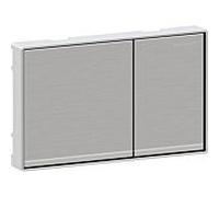 Geberit Omega60 bouton de chasse d'eau pour WC chrome brillant-chrome mat 115.081.GH.1