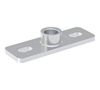Geberit plaque de base 362.828.261 G 2000 , carrée, deux trous, avec manchon fileté G, galvanisé