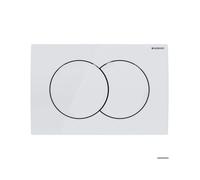 Geberit Bouton de chasse d'eau pour WC Delta01 blanc 115.107.11.1