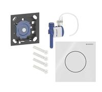 Geberit - Plaque de commande pneumatique pour urinoir type 40, verre/blanc 116.014.SI.1