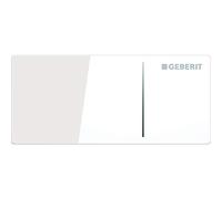 Geberit Plaque de commande Sigma 70 (pièce de rechange, couleur verre blanc, pour 2 quantités) 242813SI1