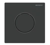 Geberit - Plaque de déclenchement pour urinoir, easy to clean, noir mat 116.015.16.1