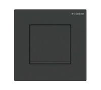 Geberit - Plaque de déclenchement pour urinoir, easy to clean, noir mat 116.017.16.1