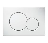 Geberit Plaque de Déclenchement Sigma01, pour 2-Mengen-Spülung, Blanc Alpin