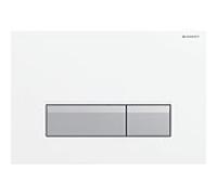 Geberit plaque de déclenchement Sigma40 242601KQ1 blanc / aluminium. geb, f 2 pièces, m. Goûtez.