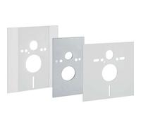 Geberit - Plaque de fermeture avec set d'isolation phonique, pour bâti-support Duofix pour WC suspendu 115.396.00.1
