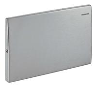 Geberit - Plaque de fermeture Delta pour les réservoirs UP100, à visser, inox brossé 115.103.00.1