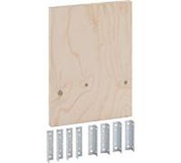 Geberit Plaque de montage Duofix 111859001 50x35x2cm, en bois, pour AP Robinets , universel