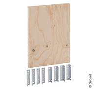 Geberit Plaque de montage pour système de poignée et de fixation, BF, 111859001,