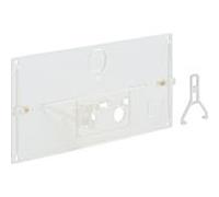 Geberit plaque de protection 240026001 transparente, mécanisme à levier et support