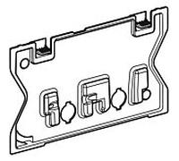 Geberit plaque protectrice pour 242.418.001 Sigma UP-SPK 8 cm