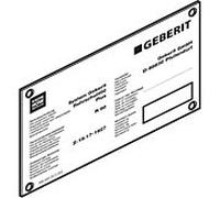 Geberit pour cloison d'arbre 242488001 Quattro