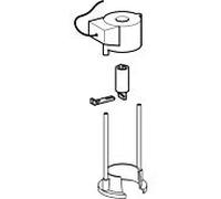Geberit poussoir électromagnétique 115498001 pour déclencheur électrique pour réservoir en saillie 9 l, 127.016