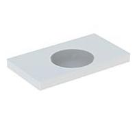 Geberit Preciosa II lavabo 123291600 90 x 50 cm, blanc KeraTect, sans trou pour robinetterie + trop-plein
