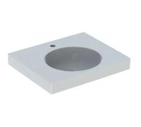 Geberit Preciosa II - Lavabo 60x50x17 cm, sans trop-plein, avec trou pour robinetterie, blanc 123262000